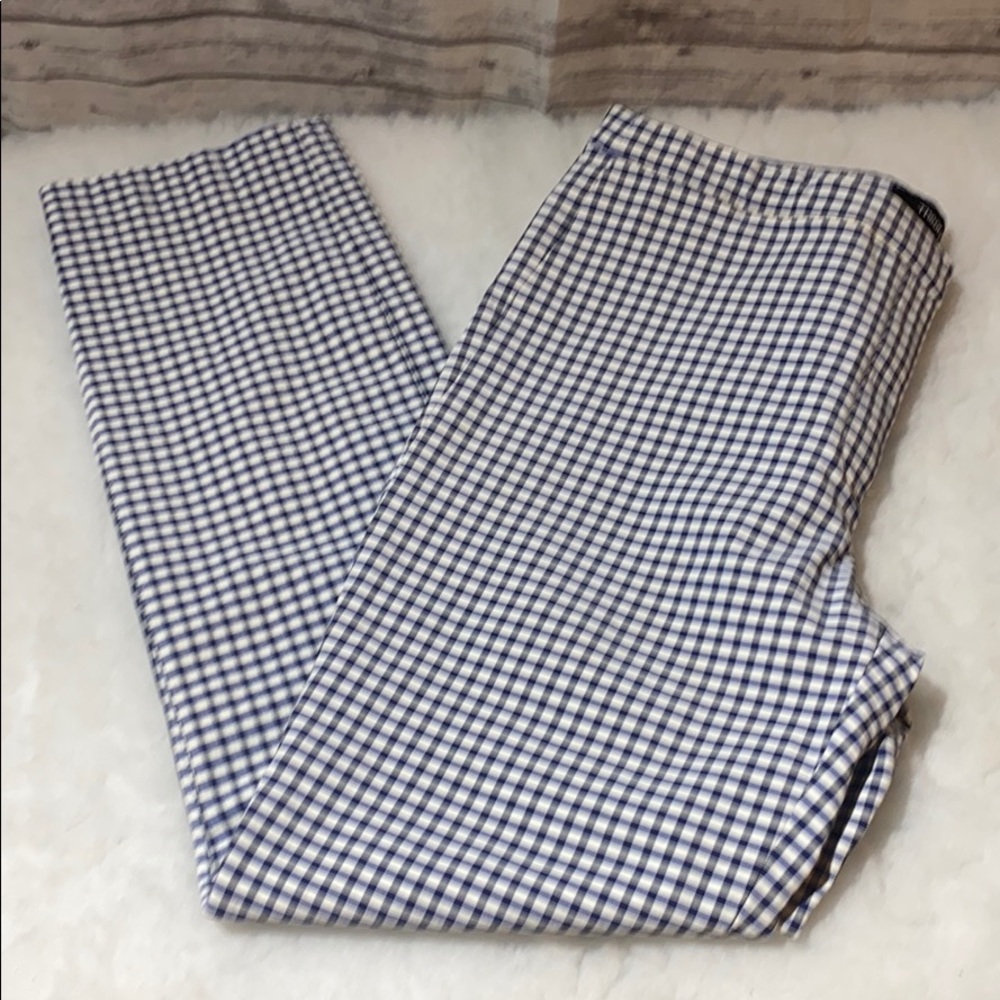 Theory Treeca Pant In Check Viscose - image 5